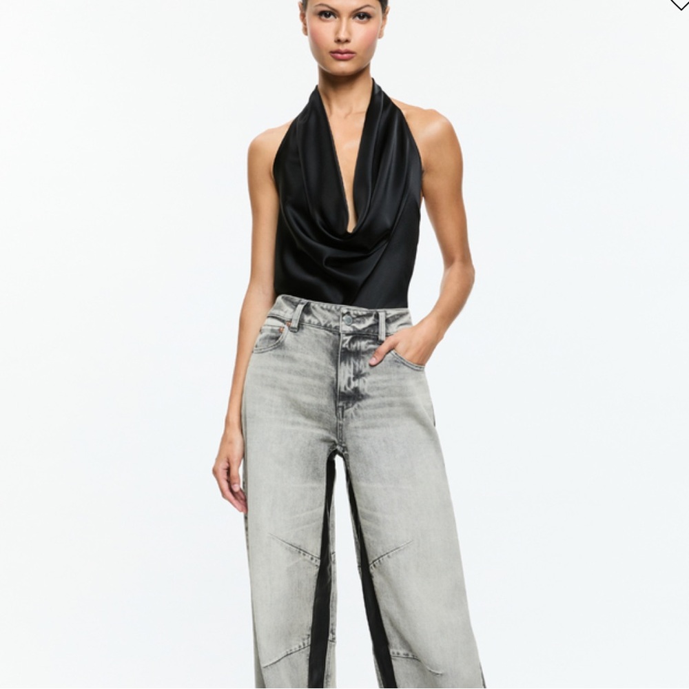 NWT: Alice + Olivia halter black top